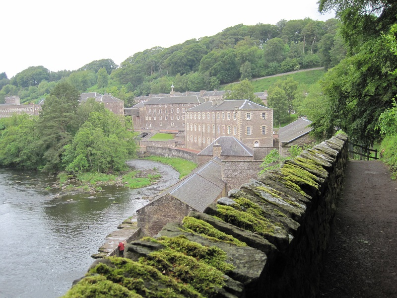 New Lanark from upstream