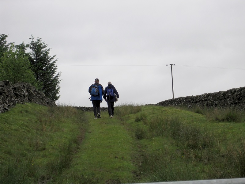 Setting off into the mists above Moffat