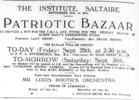 Saltaire War Diary, September 1916