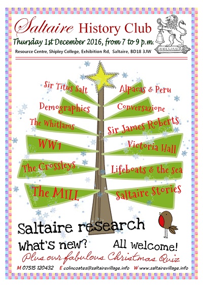 Saltaire History Club