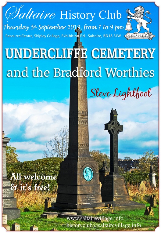 Saltaire History Club, 10 Sept 2015