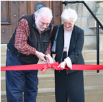 Victoria Hall reopened by Dan Salt and Geraldine Whelan