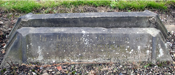 Emily Dickinson's grave